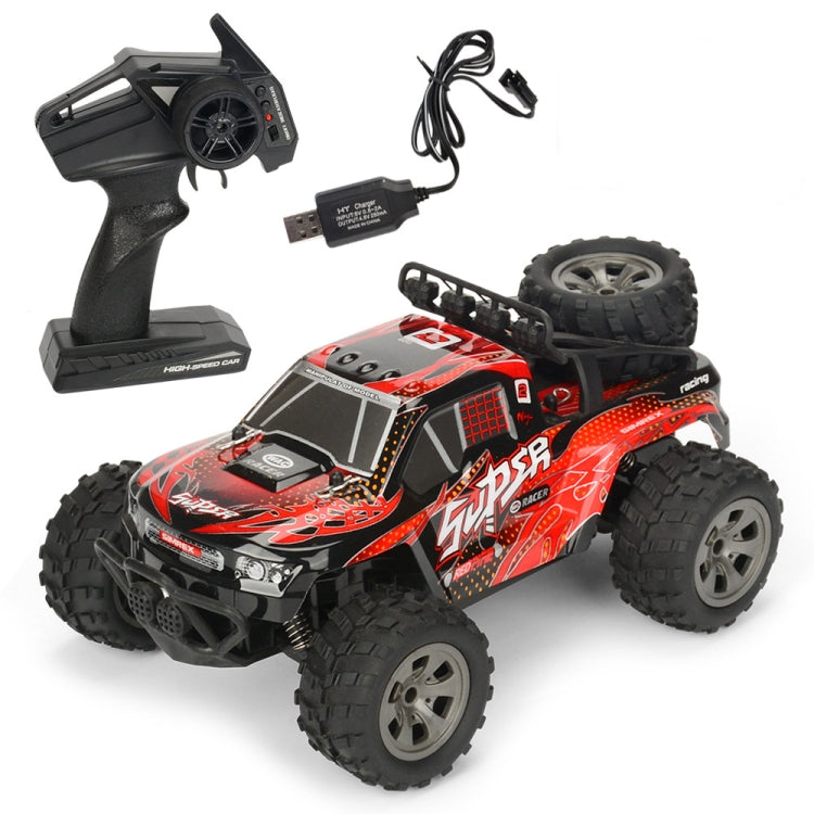 MGRC Charging Remote Control Car 2.4G Wireless Remote Control Four-Way Cross-Country Climbing Car 1:18 Car Model(Red) - RC Cars by MGRC | Online Shopping South Africa | PMc TechLife | Buy Now Pay Later Mobicred