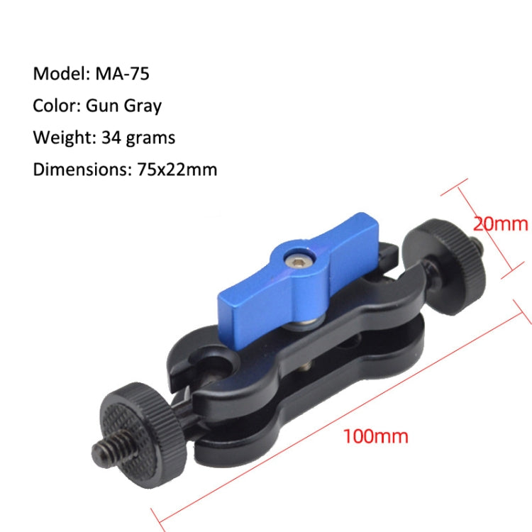 MA-100B Blue YJ Magic Arm Bracket Mount 1/4 inch Ball Head Magic Arm - Camera Gimbal by PMC TechLife | Online Shopping South Africa | PMC TechLife