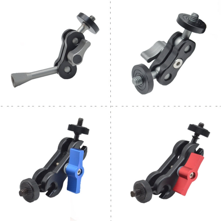 MA-100B Blue YJ Magic Arm Bracket Mount 1/4 inch Ball Head Magic Arm - Camera Gimbal by PMC TechLife | Online Shopping South Africa | PMC TechLife