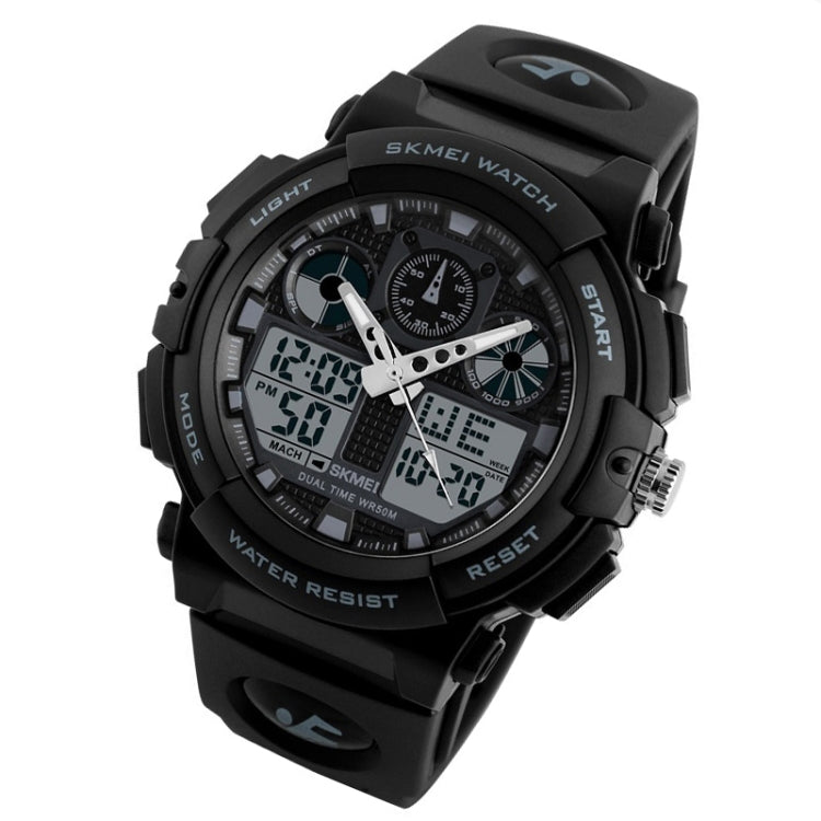 SKMEI 1270 Men Waterproof Dual Display Digital Watch Outdoor Sports Watch(Gray) - free shipping - PMC TechLife - Order now!