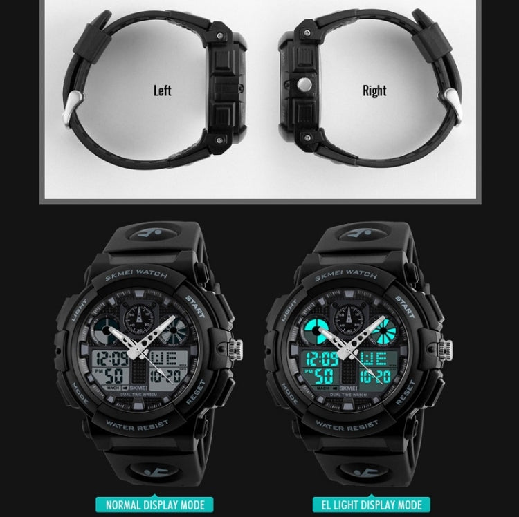 SKMEI 1270 Men Waterproof Dual Display Digital Watch Outdoor Sports Watch(Golden) - free shipping - PMC TechLife - Order now!