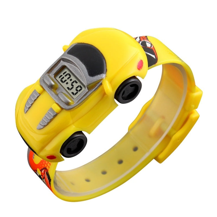 SKMEI 1241 Fashion Cute Cartoon Car Children Digital Watch(Yellow) - free shipping - PMC TechLife - Order now!