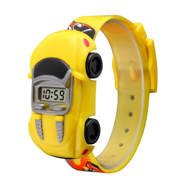 SKMEI 1241 Fashion Cute Cartoon Car Children Digital Watch(Yellow) - free shipping - PMC TechLife - Order now!