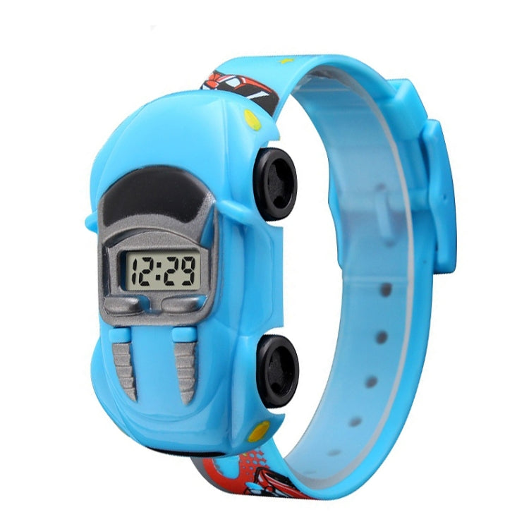 SKMEI 1241 Fashion Cute Cartoon Car Children Digital Watch(Light Blue) - free shipping - PMC TechLife - Order now!