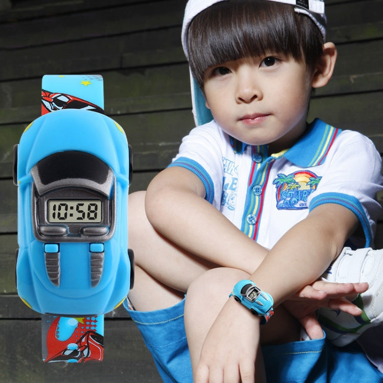 SKMEI 1241 Fashion Cute Cartoon Car Children Digital Watch(Blue) - free shipping - PMC TechLife - Order now!