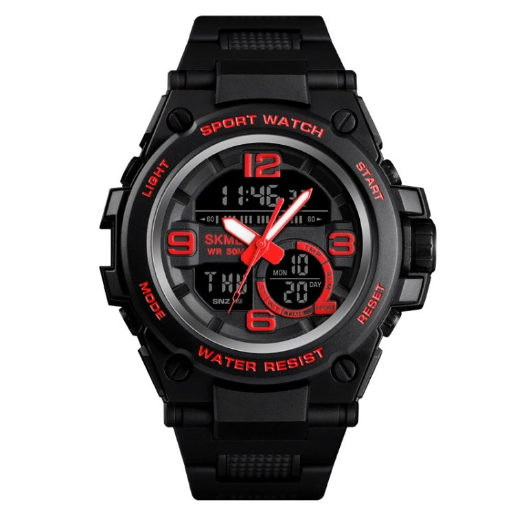 SKMEI 1452 Outdoor Sports Electronic Watch Multifunctional Waterproof Watch(Red) - free shipping - PMC TechLife - Order now!