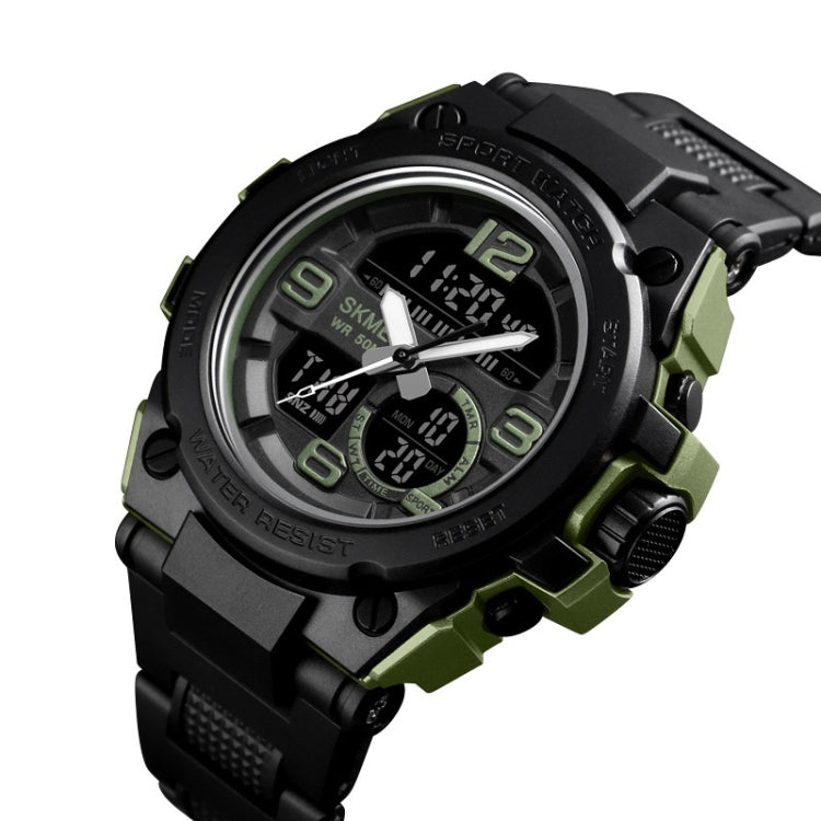 SKMEI 1452 Outdoor Sports Electronic Watch Multifunctional Waterproof Watch(ArmyGreen) - free shipping - PMC TechLife - Order now!