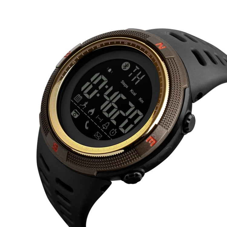 SKMEI 1250 Men Outdoor Waterproof Sports Digital Watch Multi-Function Watch(Coffee/Gold) - free shipping - PMC TechLife - Order now!