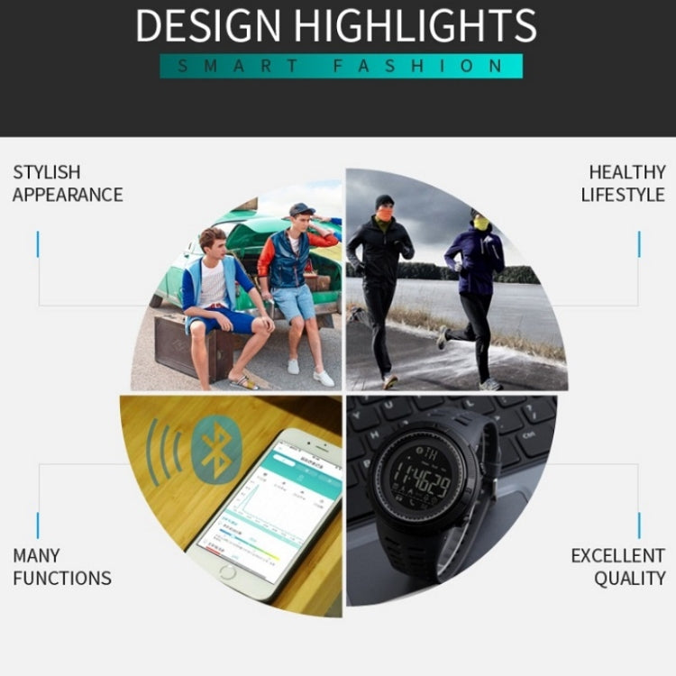 SKMEI 1250 Men Outdoor Waterproof Sports Digital Watch Multi-Function Watch(Gold/Red) - free shipping - PMC TechLife - Order now!