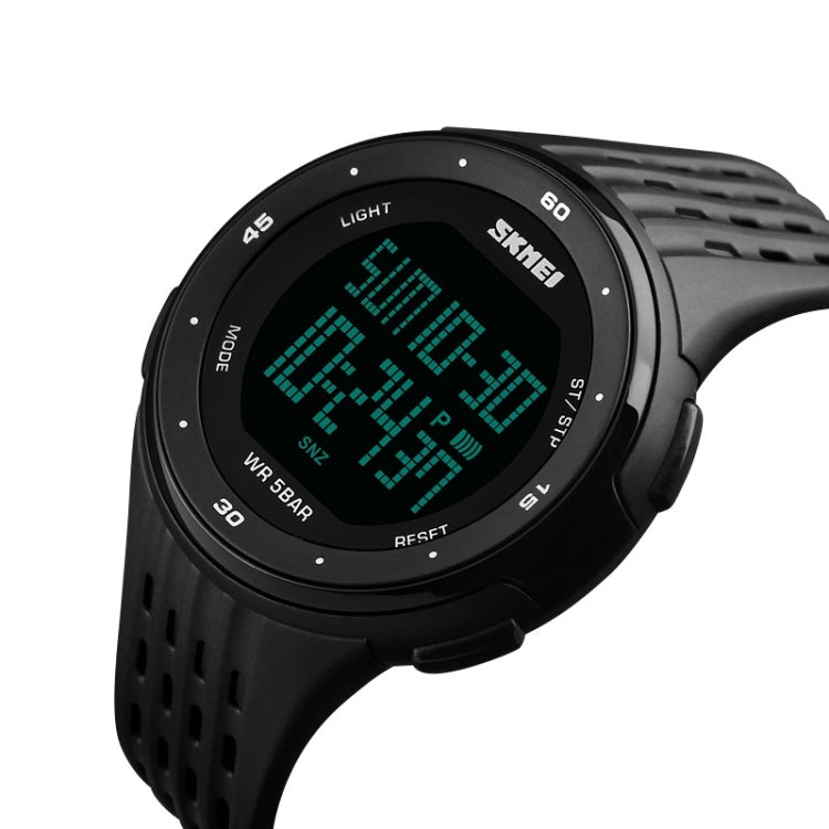 SKMEI 1219 Men Multi-Function Electronic Watch Outdoor Sports Watch(Black) - free shipping - PMC TechLife - Order now!