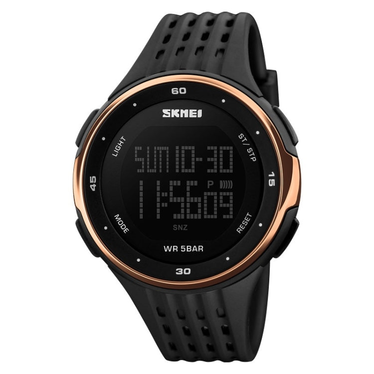 SKMEI 1219 Men Multi-Function Electronic Watch Outdoor Sports Watch(Rose Gold) - free shipping - PMC TechLife - Order now!