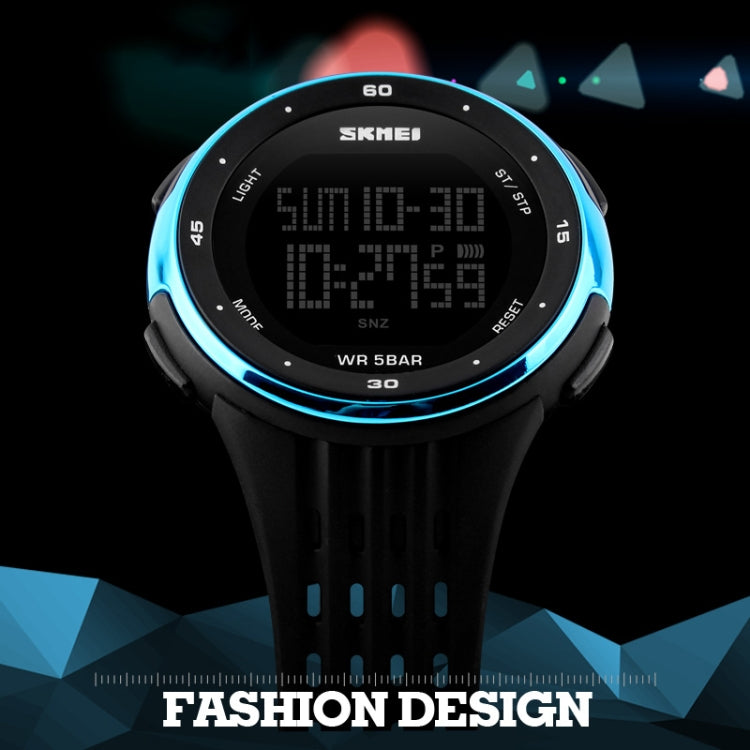 SKMEI 1219 Men Multi-Function Electronic Watch Outdoor Sports Watch(Blue) - free shipping - PMC TechLife - Order now!