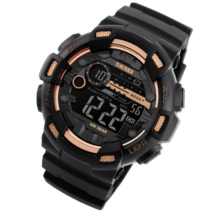 SKMEI 1243 Men Sports Watch Outdoor Waterproof Digital Watch(Golden) - free shipping - PMC TechLife - Order now!