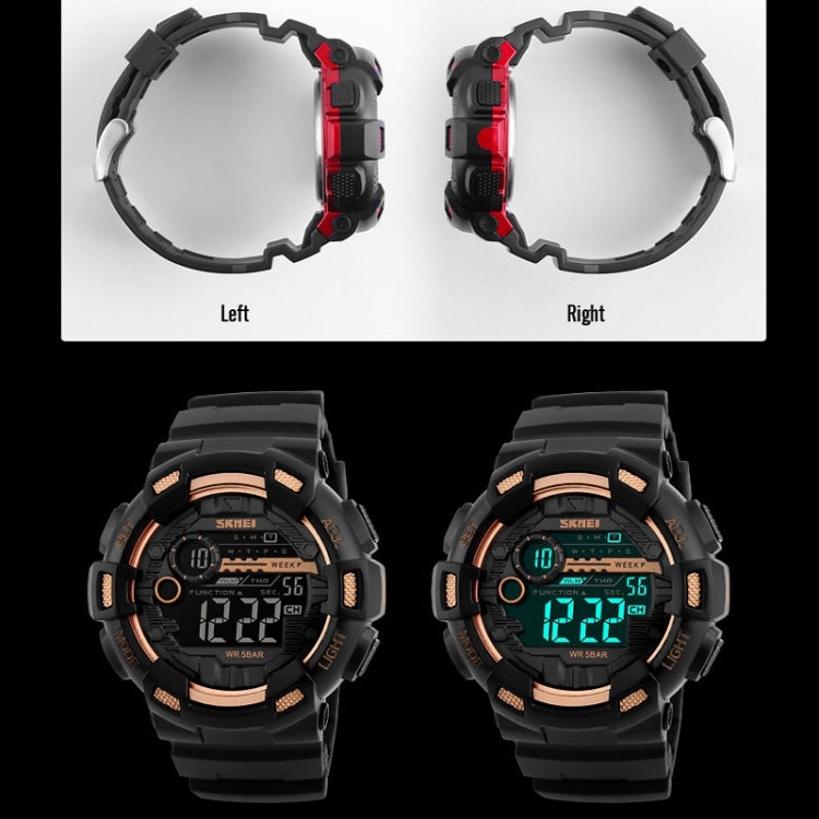 SKMEI 1243 Men Sports Watch Outdoor Waterproof Digital Watch(Golden) - free shipping - PMC TechLife - Order now!