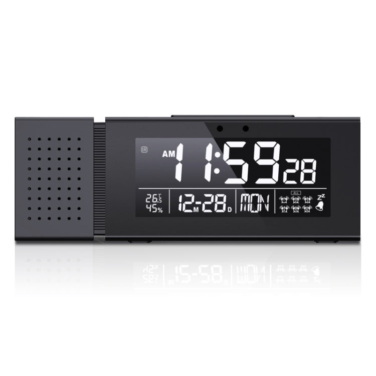 TS-P30 Multifunctional Night Light Alarm Digital Clock with FM Radio & Temperature / Humidity Display & IR Sensor Function(Black) - Alarm Clocks by PMc TechLife | Online Shopping South Africa | PMc TechLife | Buy Now Pay Later Mobicred