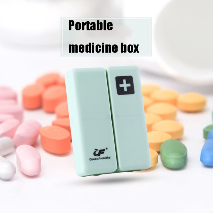 Folding Portable Sealed and Dispensing Small Pill Box(Green) - free shipping - PMC TechLife - Order now!