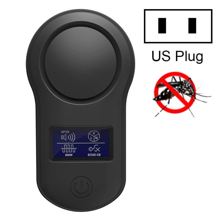 BG-305 Display Ultrasonic Insect Repellent, Product specifications: US Plug(Black) - Repellents by PMC TechLife | Online Shopping South Africa | PMC TechLife | Buy Now Pay Later Mobicred