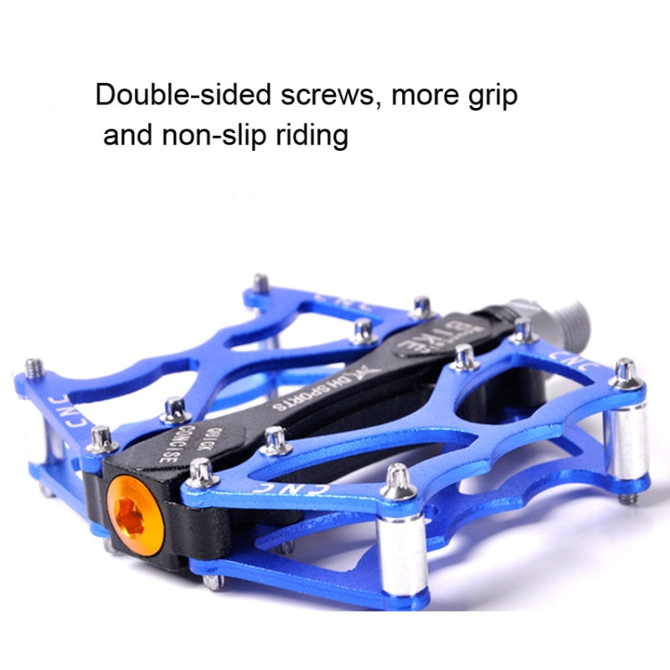 Bicycle Pedal Mountain Bike Aluminum Alloy Palin Pedal Non-Slip Bearing Pedal(901 Black) - Pedals by PMc TechLife | Online Shopping South Africa | PMc TechLife | Buy Now Pay Later Mobicred