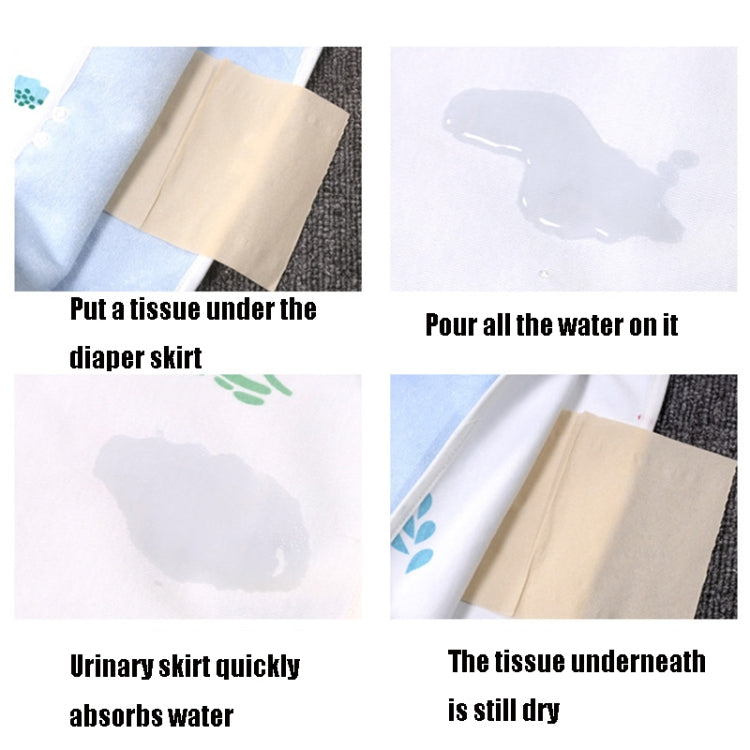 Baby Water-Proof And Leak-Proof Cloth Diapers Children Washable Cotton Cloth Bed-Wetting Skirt Pants, Colour: L(Colorful Bunny) - Baby Care by PMc TechLife | Online Shopping South Africa | PMc TechLife | Buy Now Pay Later Mobicred