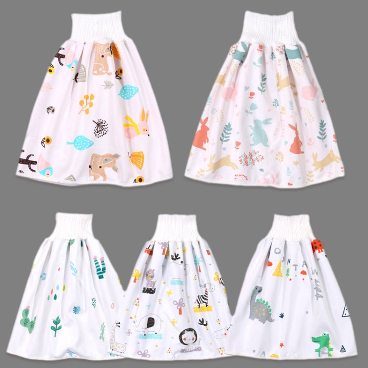 Baby Water-Proof And Leak-Proof Cloth Diapers Children Washable Cotton Cloth Bed-Wetting Skirt Pants, Colour: L(Elephant Curl Lion) - Baby Care by PMc TechLife | Online Shopping South Africa | PMc TechLife | Buy Now Pay Later Mobicred
