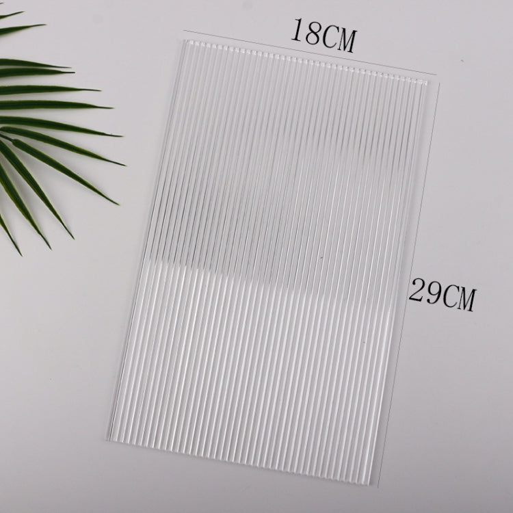 18 x 29cm Acrylic Texture Background Board Photo Props Background Decorative Geometric Ornaments(Thick Stripes) - free shipping - PMC TechLife - Order now!