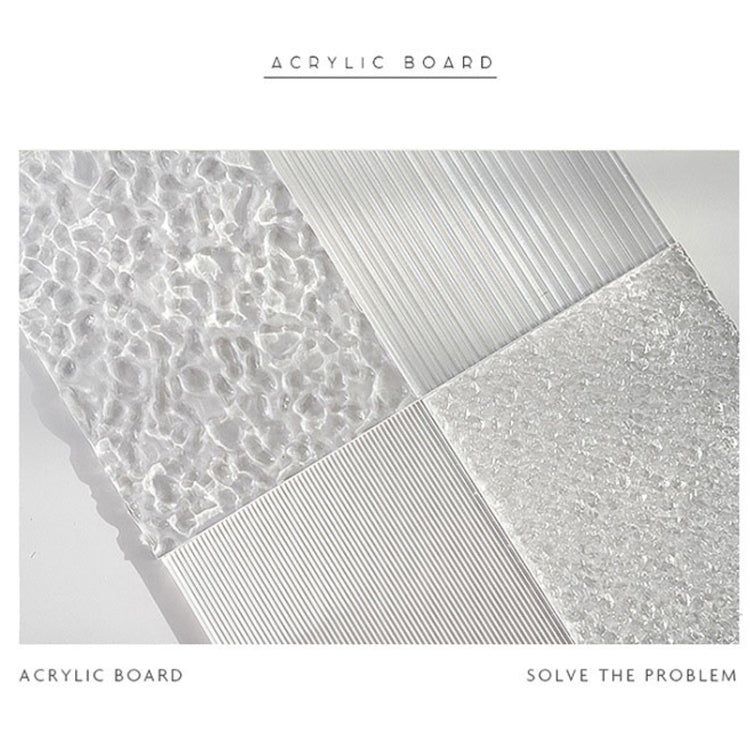 18 x 29cm Acrylic Texture Background Board Photo Props Background Decorative Geometric Ornaments(Ice Pattern) - free shipping - PMC TechLife - Order now!