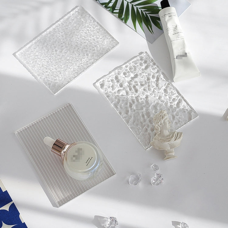 18 x 29cm Acrylic Texture Background Board Photo Props Background Decorative Geometric Ornaments(Ice Pattern) - free shipping - PMC TechLife - Order now!