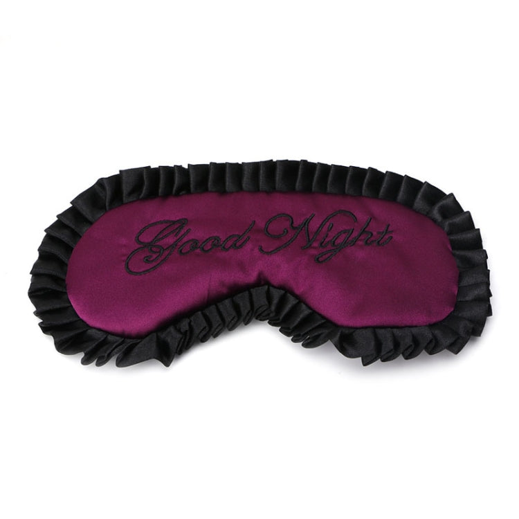 Comfortable Imitation Silk Satin Personalized Travel Sleep Mask Eye Cover(Purple) - free shipping - PMC TechLife - Order now!