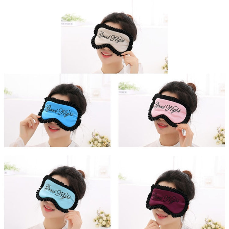 Comfortable Imitation Silk Satin Personalized Travel Sleep Mask Eye Cover(Purple) - free shipping - PMC TechLife - Order now!