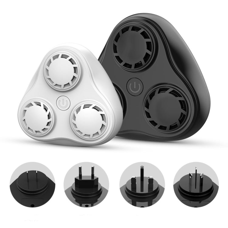 BG310 3-Horn Ultrasonic Automatic Frequency Conversion Mouse Repeller/Insect Repellent/Mosquito Repellent, Product specifications: UK Plug 220V(White) - Repellents by PMC TechLife | Online Shopping South Africa | PMC TechLife | Buy Now Pay Later Mobicred