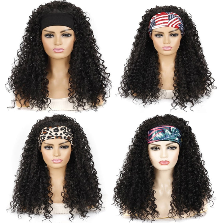 Hairband Wig Headgear Volume Chemical Fiber Wig Headgear, Color Classification: Leopard Headband 1B#G - free shipping - PMC TechLife - Order now!