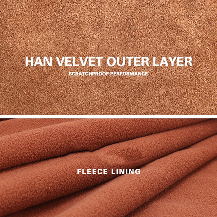 S.C.COTTON Liner Shockproof Digital Protection Portable SLR Lens Bag Micro Single Camera Bag Square Blue L - Lens Bag by S.C.COTTON | Online Shopping South Africa | PMC TechLife | Buy Now Pay Later Mobicred