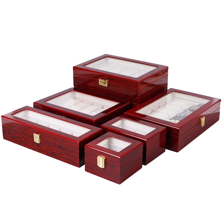 Wooden Baking Paint Watch Box Jewelry Storage Display Box(20-bit Black + Rice Matte) - free shipping - PMc TechLife - Order now!