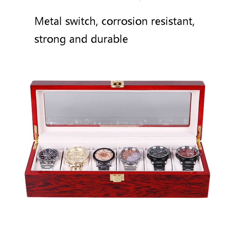 Wooden Baking Paint Watch Box Jewelry Storage Display Box(24-bit Paint) - free shipping - PMc TechLife - Order now!