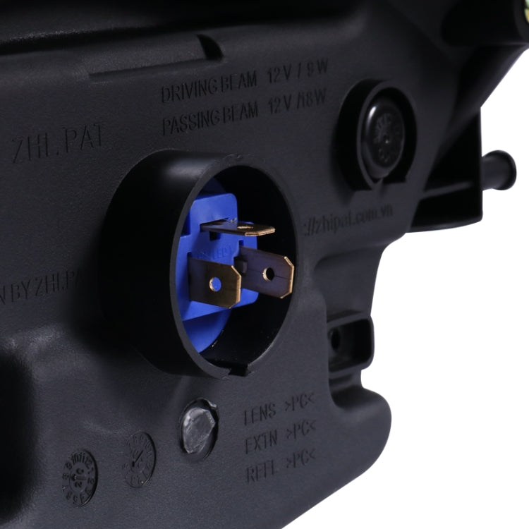 Motorcycle LED Retro Headlights LED Far Near Beam Lights For Yamaha LC135 V2-V6(Transparent Glass) - Headlights by PMC TechLife | Online Shopping South Africa | PMC TechLife | Buy Now Pay Later Mobicred