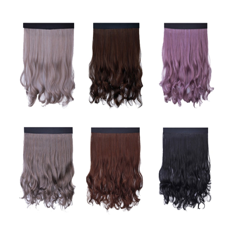 8261E Fashion Hat Wig Female Detachable Pear Flower Roll Long Hair Wig(Dark Brown) - free shipping - PMC TechLife - Order now!