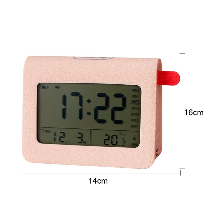 ZKLiLi Lazy Snooze Applet Alarm Clock Bedside Bluetooth Multifunctional Silent Digital Alarm Clock(Pink) - free shipping - PMc TechLife - Order now!