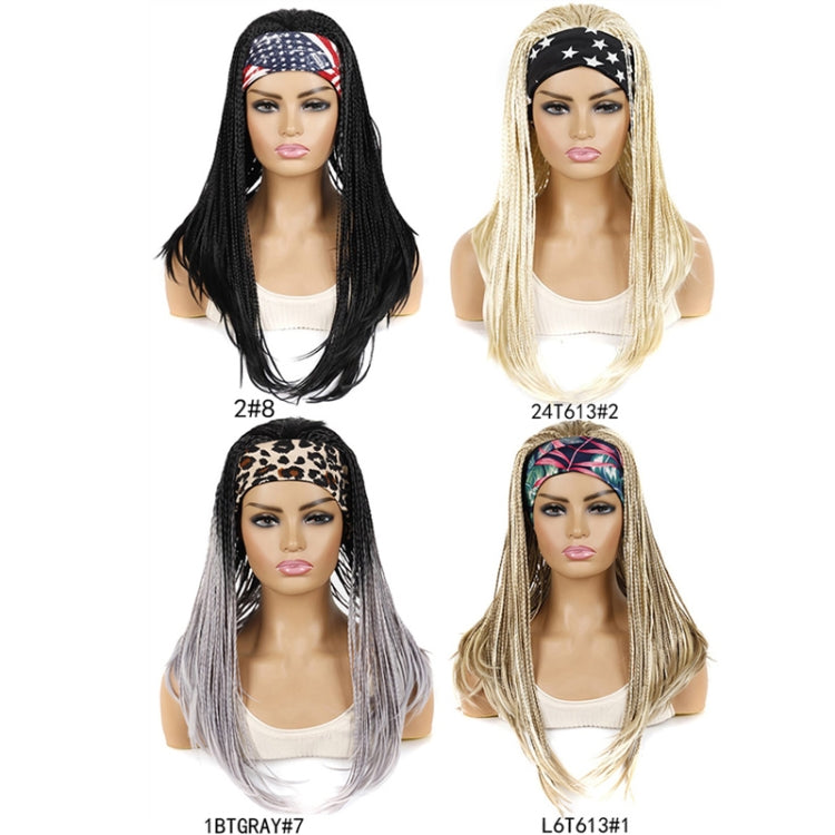 Colored Small Dirty Braid Wig Headgear Hair Band Style Small Braid Wig Headgear(24T613#2 Stars) - free shipping - PMC TechLife - Order now!