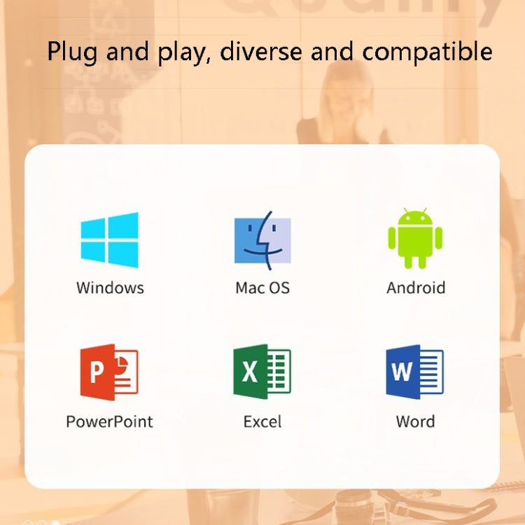 Deli 2.4GHz Laser Page Turning Pen Rechargeable Speech Projector Pen, Model: 2802PL (White) - free shipping - PMC Jewellery - Order now!