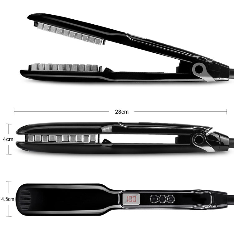 Multi-functional Long & Short Hair Styling Iron Ceramic Tourmaline Volumizing Hair Iron, Plug standard:US(Black gold) - free shipping - PMC TechLife - Order now!