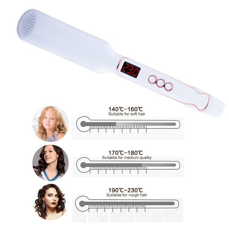 Multi-functional Long & Short Hair Styling Iron Ceramic Tourmaline Volumizing Hair Iron, Plug standard:US(Black gold) - free shipping - PMC TechLife - Order now!