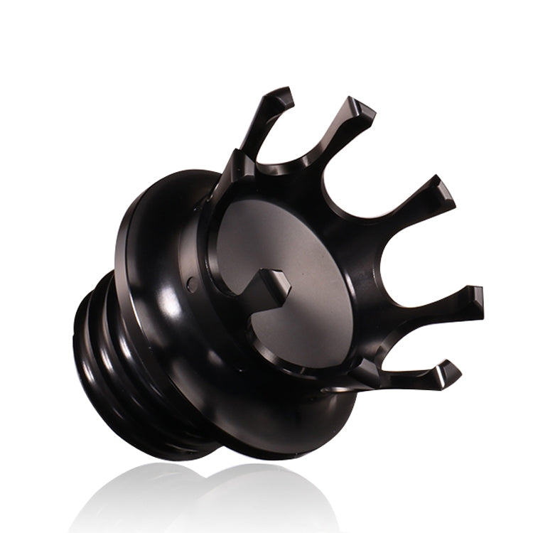 Motorcycle CNC Aluminum Alloy Crown Fuel Tank Cap Suitable For Harley 883 / XL / 1200 / 48 / 72(Black) - Others by PMC Jewellery | Online Shopping South Africa | PMC Jewellery | Buy Now Pay Later Mobicred