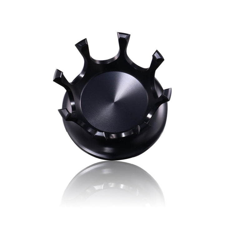Motorcycle CNC Aluminum Alloy Crown Fuel Tank Cap Suitable For Harley 883 / XL / 1200 / 48 / 72(Black) - Others by PMC Jewellery | Online Shopping South Africa | PMC Jewellery | Buy Now Pay Later Mobicred