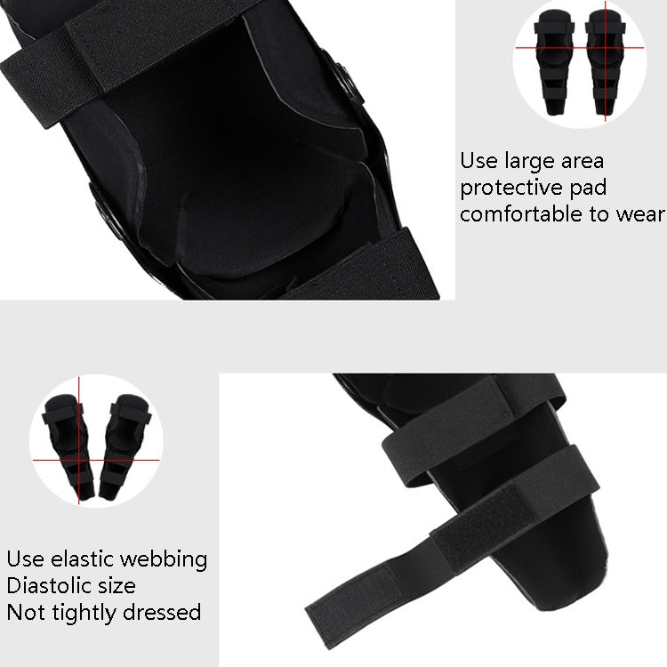 SULAITE Outdoor Sports Protective Gear Motocross Riding Motorsport Elbow Knee Pads, Specification: Free Size(Black) - free shipping - PMC TechLife - Order now!