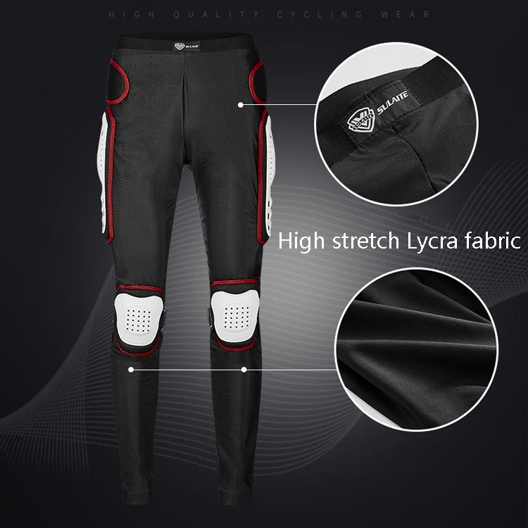 SULAITE Motorcycle Cross-Country Riding Trousers Protective Hip Pants, Specification: XL(Black) - Protective Gear by SULAITE | Online Shopping South Africa | PMC TechLife | Buy Now Pay Later Mobicred