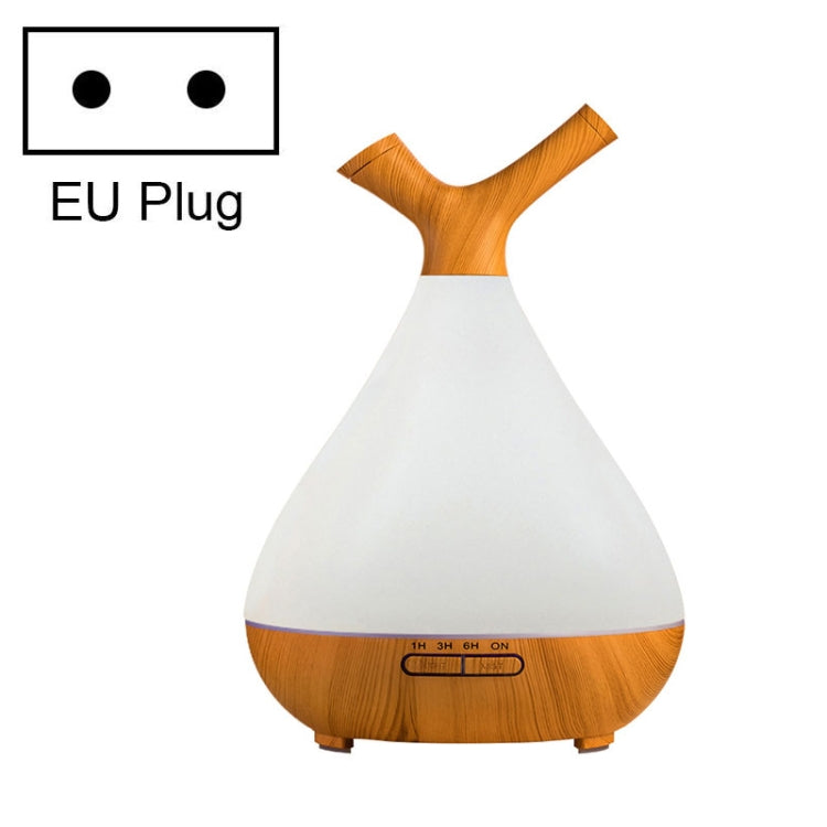 YCTA-008 Household Mute Small Wood Grain Colorful Light Aroma Diffuser Night Tree Air Humidifier, Product specifications: EU Plug(Light Wood Grain) - free shipping - PMC TechLife - Order now!