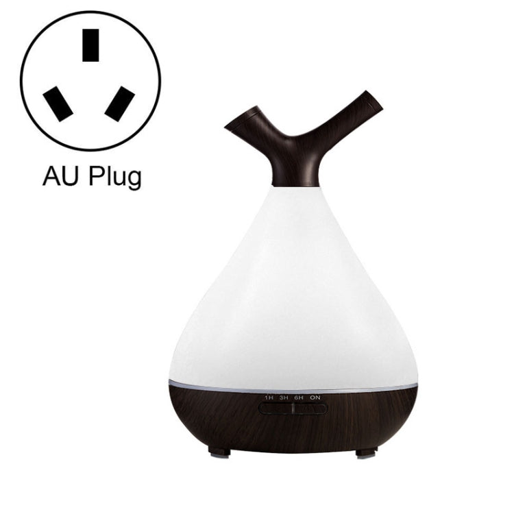 YCTA-008 Household Mute Small Wood Grain Colorful Light Aroma Diffuser Night Tree Air Humidifier, Product specifications: AU Plug(Deep Wood Grain) - free shipping - PMC TechLife - Order now!