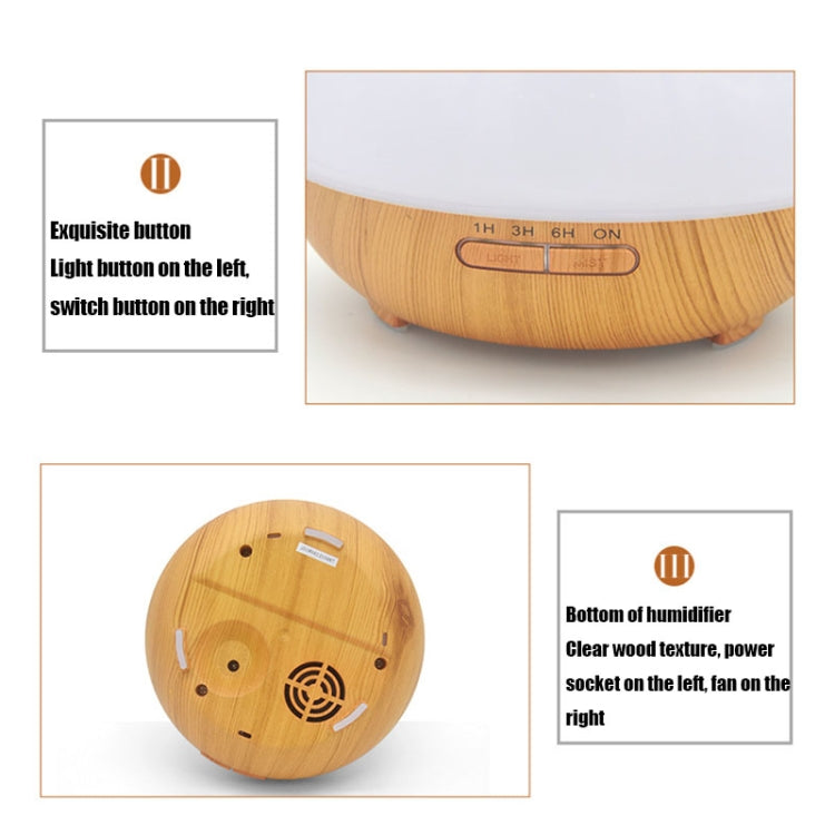 YCTA-008 Household Mute Small Wood Grain Colorful Light Aroma Diffuser Night Tree Air Humidifier, Product specifications: AU Plug(Deep Wood Grain) - free shipping - PMC TechLife - Order now!