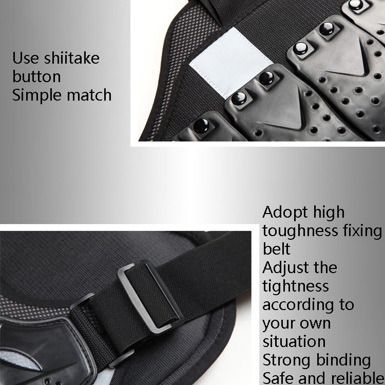 SULAITE Roller Skating Motorcycle Back Protector Spine Protection Sports Protective Gear Racing Vest, Size: L - free shipping - PMC TechLife - Order now!