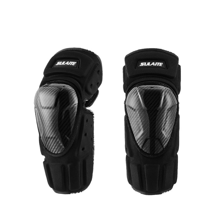 SULAITE Off-Road Motorcycle Windproof Warmth Drop-Proof Breathable Carbon Fiber Protective Gear, Specification: Knee Pads - Protective Gear by SULAITE | Online Shopping South Africa | PMC TechLife | Buy Now Pay Later Mobicred